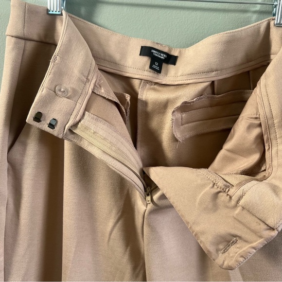 Women's Simply Vera Vera Wang High-Waist Straight Ankle Khaki Pants, Size 12 - Picture 6 of 9